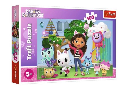Puzzle 100 Peças Casa da Gabby