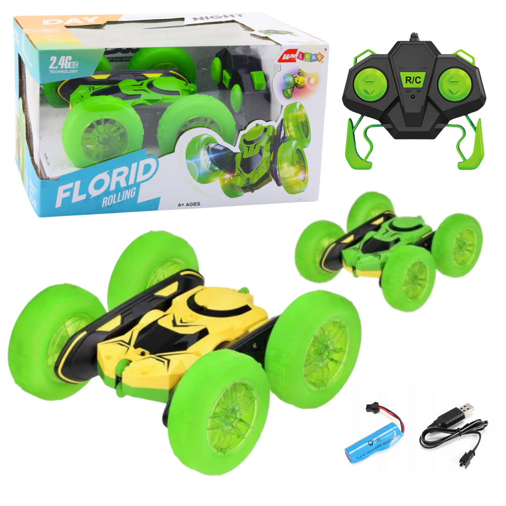 Carro RC Acrobático 360° Verde