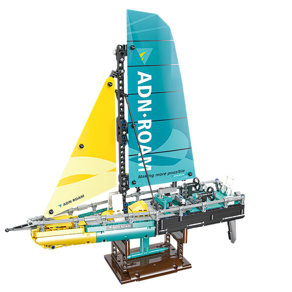 Blocos de Construção Barco Veleiro 65 Peças