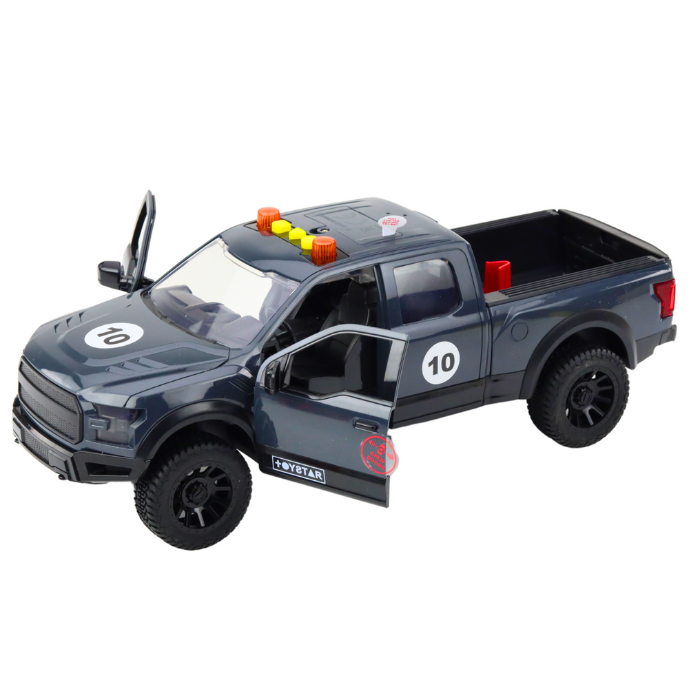 Pickup com Motor Luzes e Sons Cinzento 1:12
