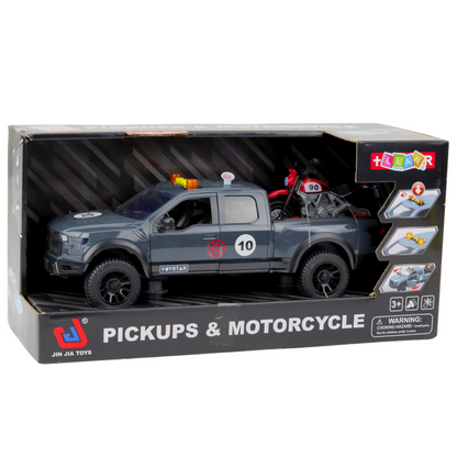 Pickup com Motor Luzes e Sons Cinzento 1:12