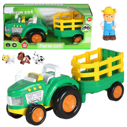 Trator Infantil com Animais Agricultor Luzes e Sons