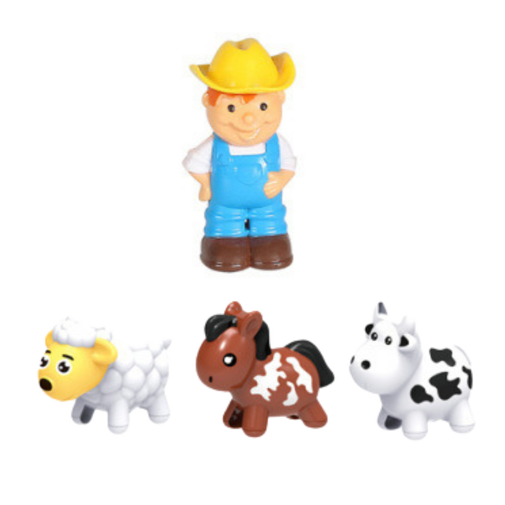 Trator Infantil com Animais Agricultor Luzes e Sons