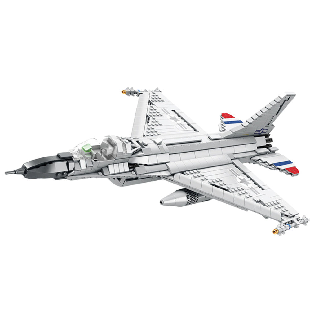 Blocos Construção F-16 Falcon 1427 Peças