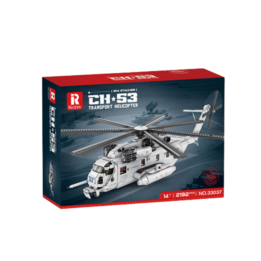 Blocos Construção Helicóptero Transporte 2192 Peças