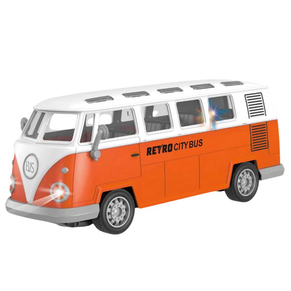 Autocarro Retro RC Luzes 1:30