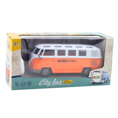 Autocarro Retro RC Luzes 1:30