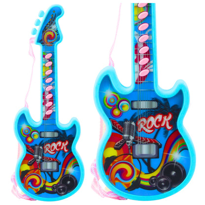 Guitarra Elétrica Infantil Azul 29cm