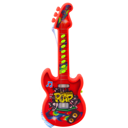 Guitarra Elétrica Infantil Vermelha 29cm