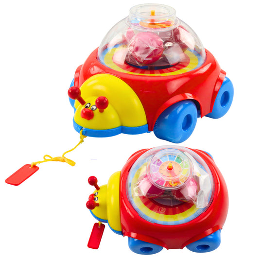 Carrinho Ride-On Joaninha com Bolas Colorido