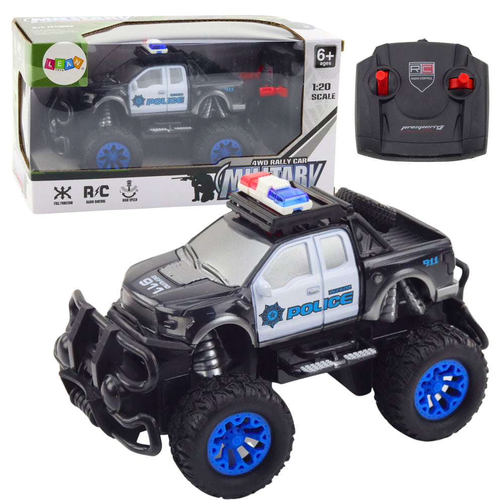 Carro Polícia RC Off-road 1:20