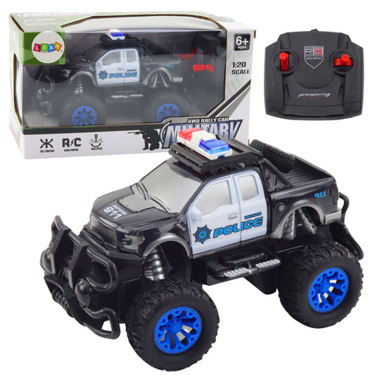 Carro Polícia RC Off-road 1:20