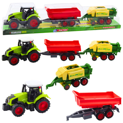 Conjunto Trator Agrícola com Prensa Agrícola