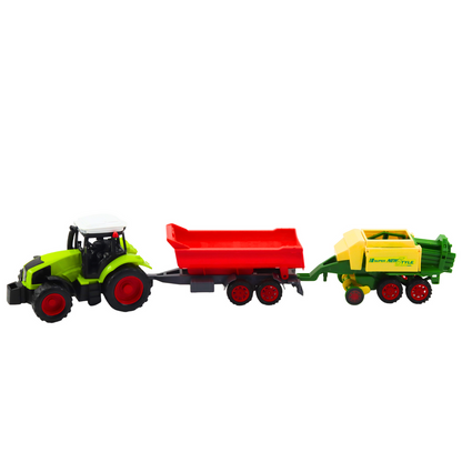 Conjunto Trator Agrícola com Prensa Agrícola