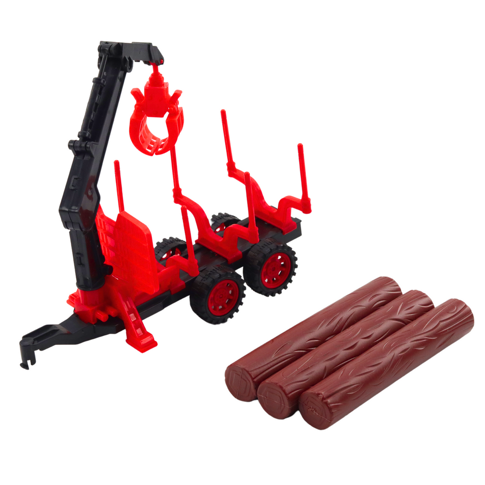 Trator Agrícola com Reboque Transporte de Troncos