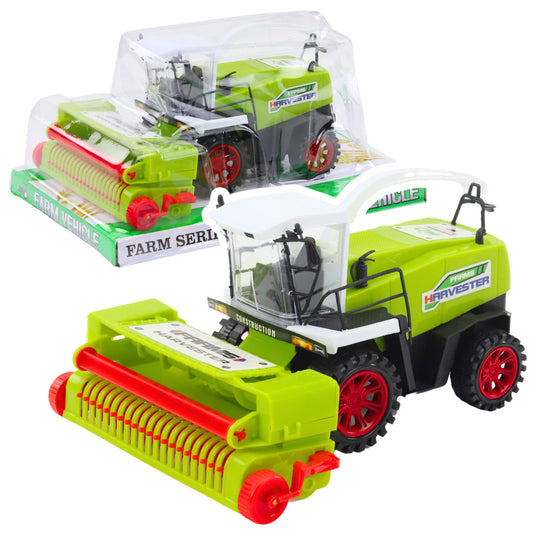 Ceifeira Debulhadora Agrícola com Movimento Verde