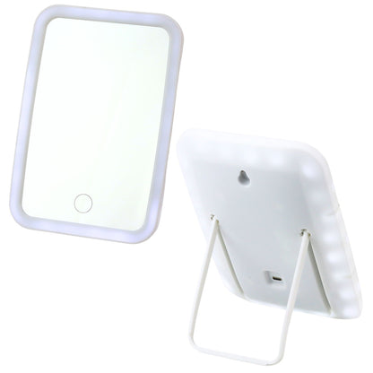 Espelho Maquilhagem LED Iluminado Sem Fios Branco