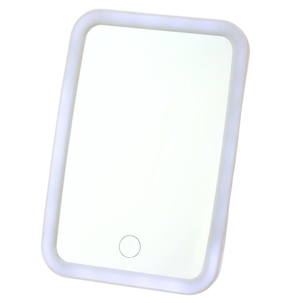 Espelho Maquilhagem LED Iluminado Sem Fios Branco
