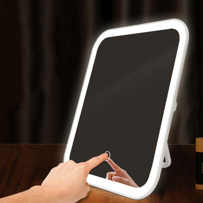 Espelho Maquilhagem LED Iluminado Sem Fios Branco