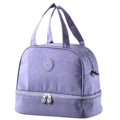 Saco Térmico Almoço com Alça Ajustável Roxo 27cm