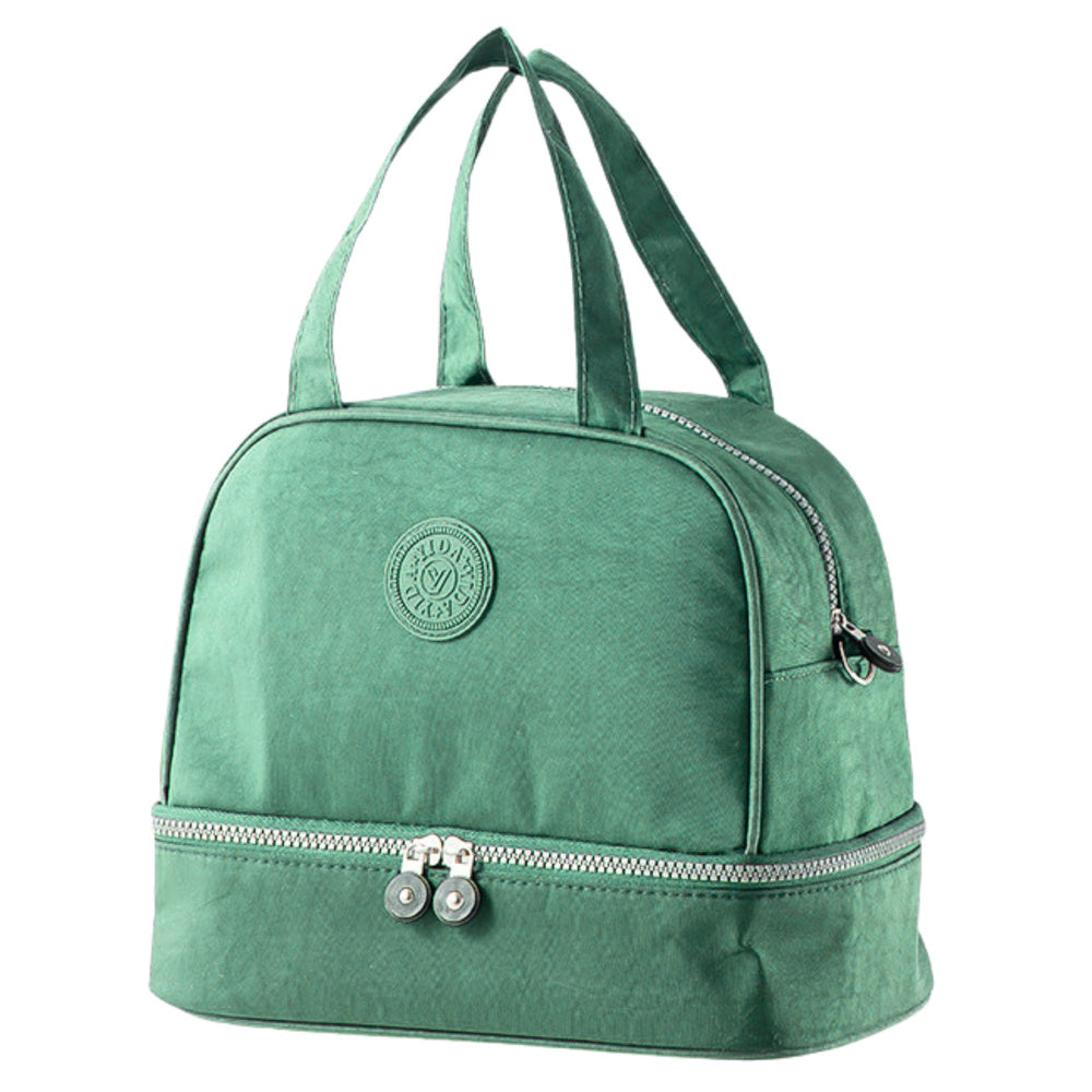 Saco Térmico Almoço com Alça Ajustável Verde 27cm