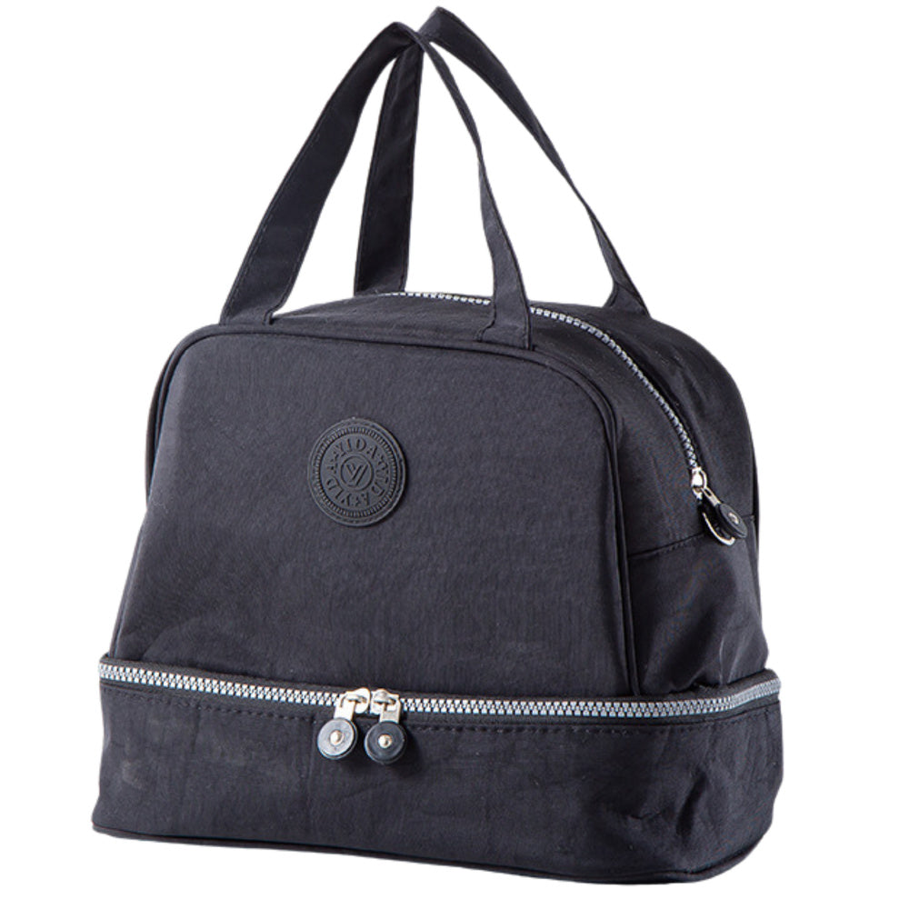 Saco Térmico Almoço com Alça Ajustável Preto 27cm