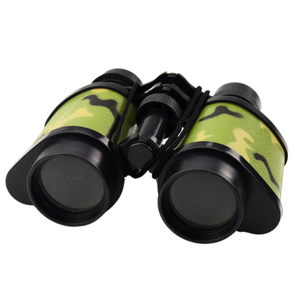 Binóculos Criança Compactos com Cordão Camuflado 8x30