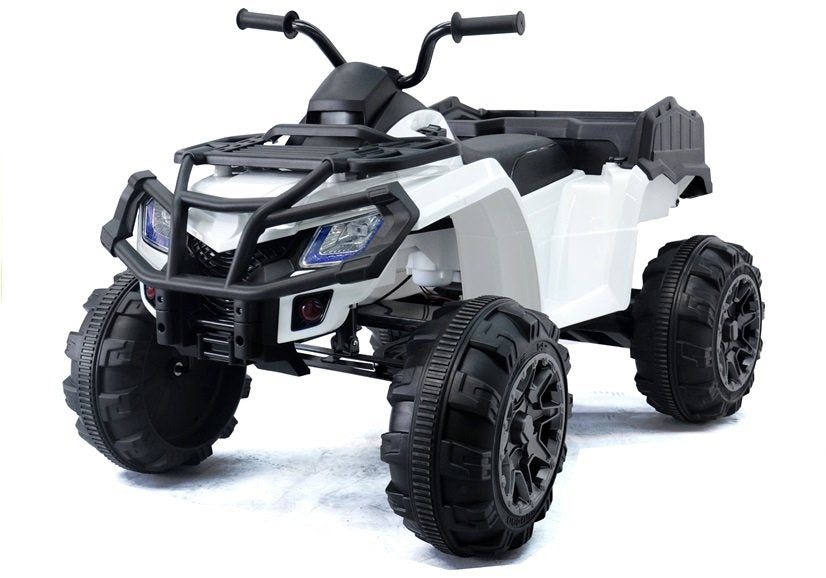 Quadriciclo elétrico infantil BDM0909 branco 24V
