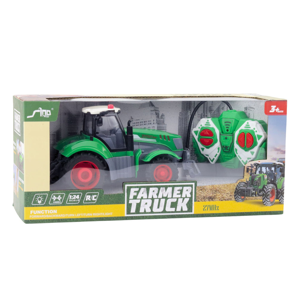 Trator Agrícola RC Telecomandado Verde 1:24
