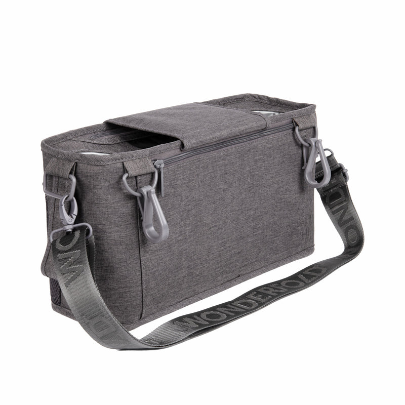 Bolsa com 2 porta-copos térmicos - Cinza