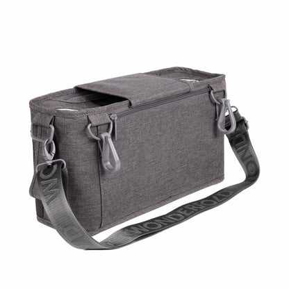 Bolsa com 2 porta-copos térmicos - Cinza