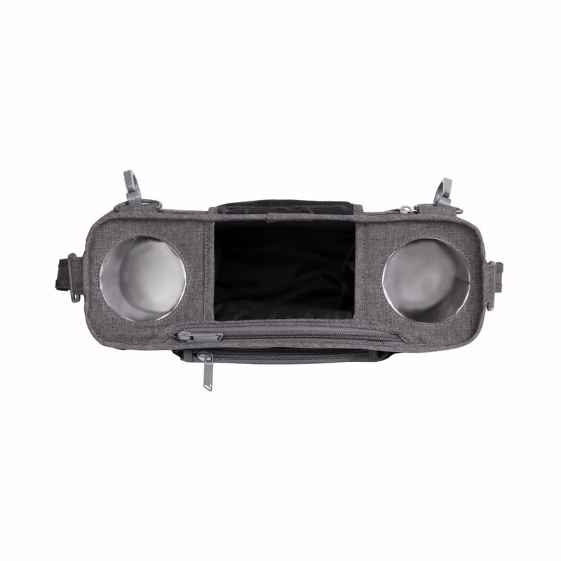 Bolsa com 2 porta-copos térmicos - Cinza