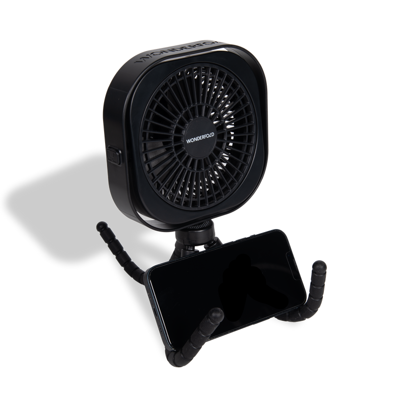 Ventilador portátil Wonderfold ProFlex - Preto