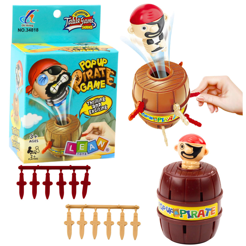 Jogo Barril Pirata Espadas Saltitante
