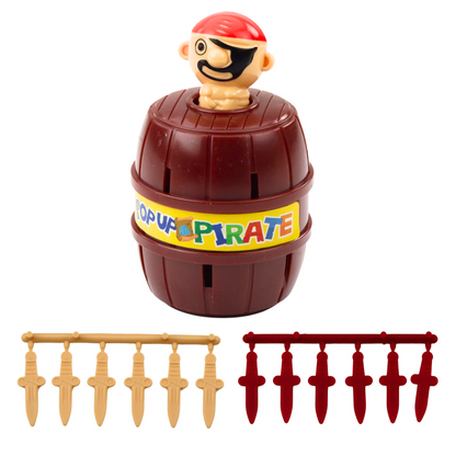 Jogo Barril Pirata Espadas Saltitante