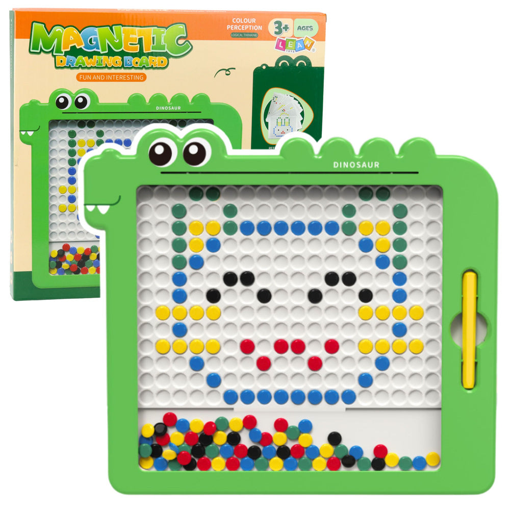 Quadro Magnético Puzzle Dinossauro 20 Modelos Verde