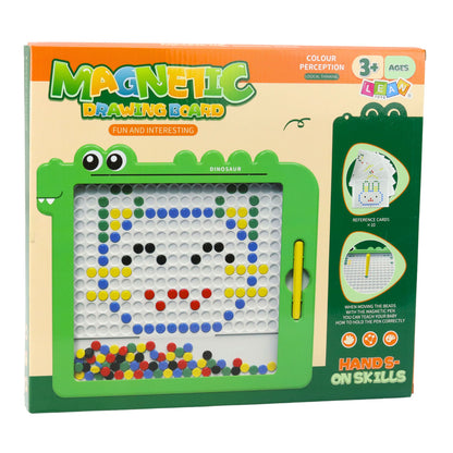 Quadro Magnético Puzzle Dinossauro 20 Modelos Verde