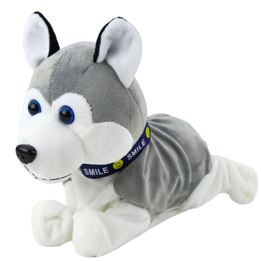 Pelúcia Interativa Husky Movimentos Sons