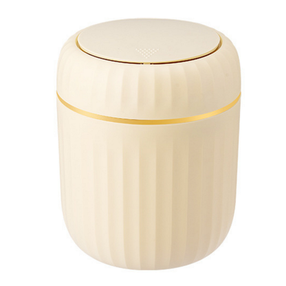 Caixote Lixo Mini Tampa Basculante Bege