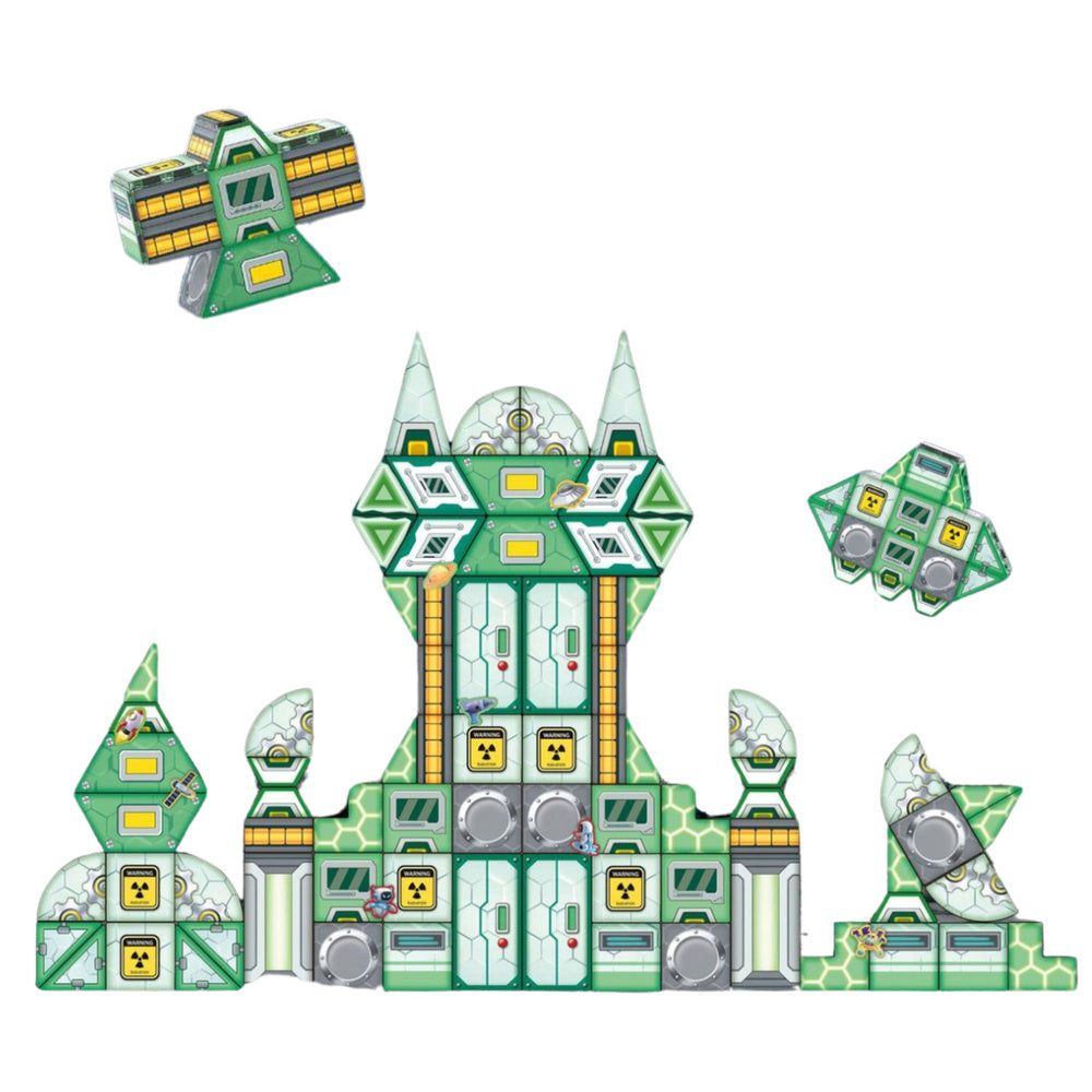 Blocos Magnéticos Estação Espacial 4D 108pcs