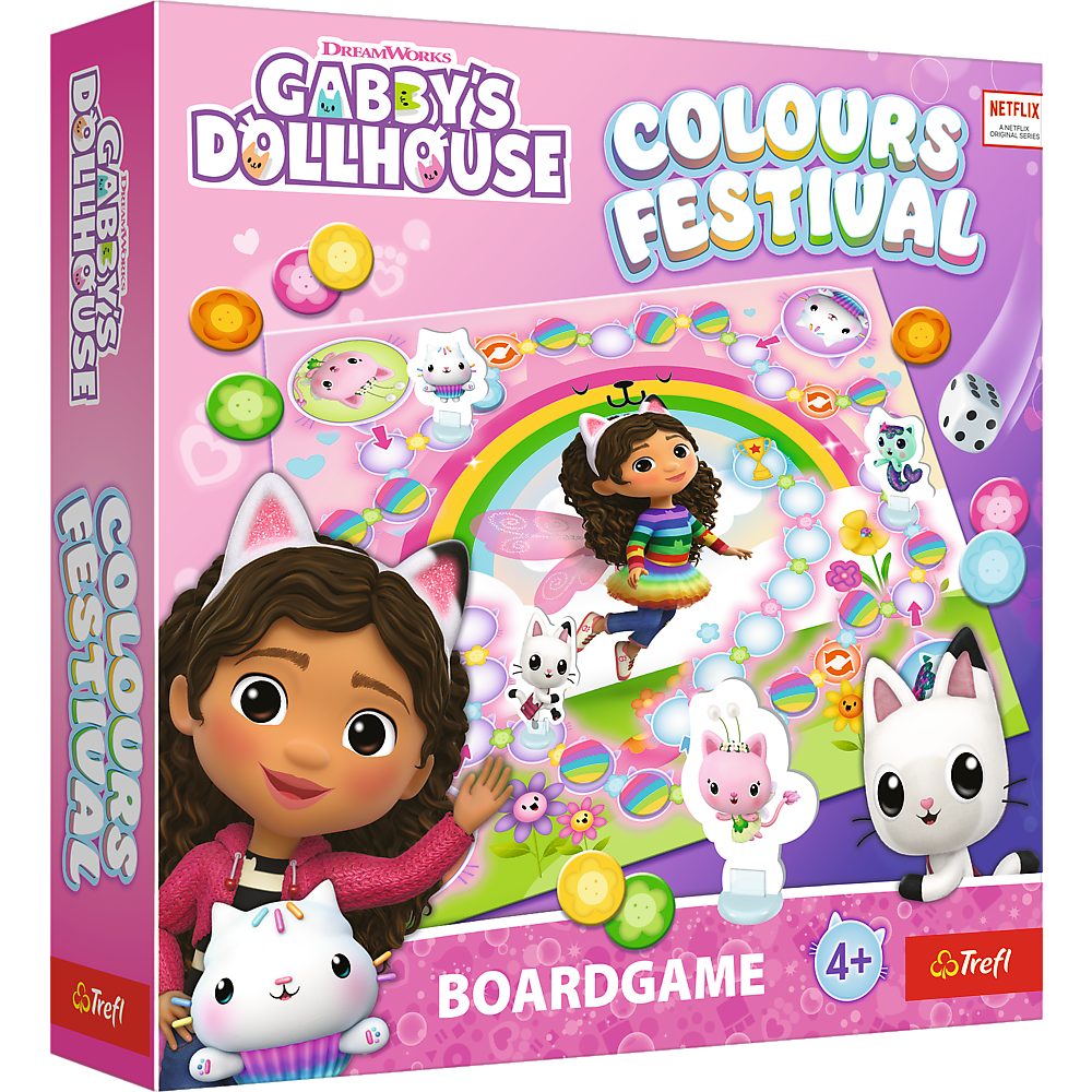 Jogo Colors Festival Gabby’s Dollhouse Trefl