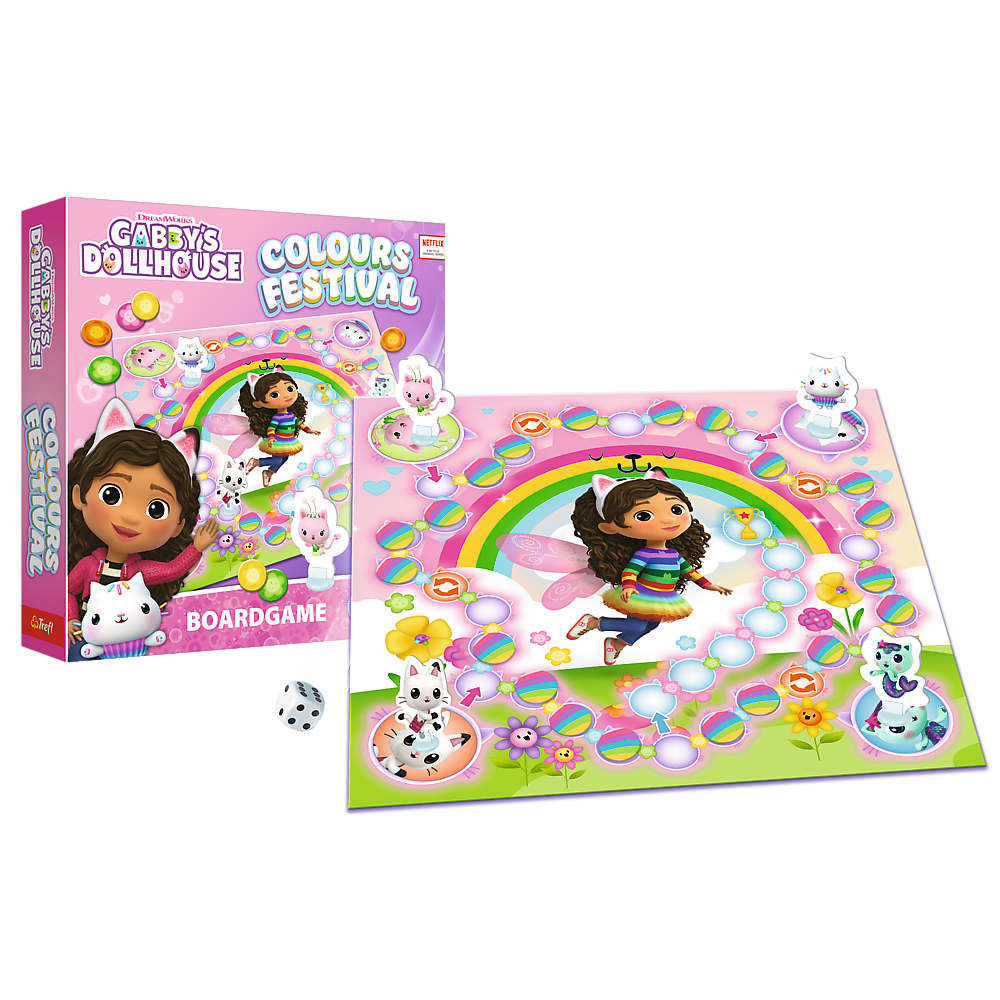Jogo Colors Festival Gabby’s Dollhouse Trefl