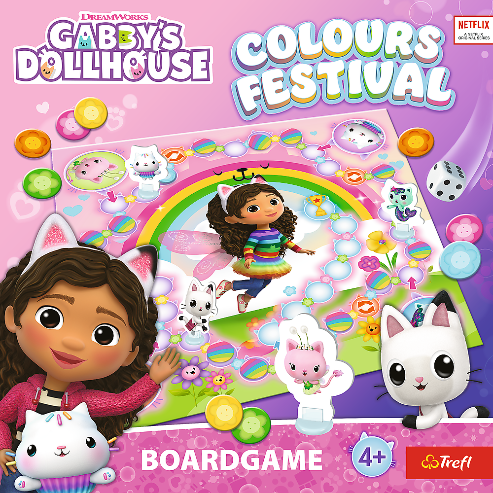 Jogo Colors Festival Gabby’s Dollhouse Trefl