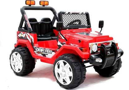 Carro elétrico infantil S618 EVA vermelho
