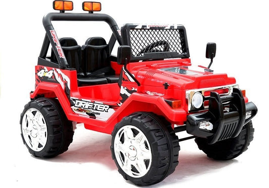 Carro elétrico infantil S618 EVA vermelho
