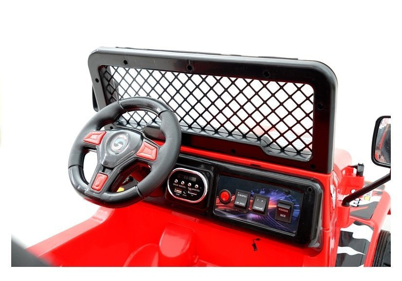 Carro elétrico infantil S618 EVA vermelho