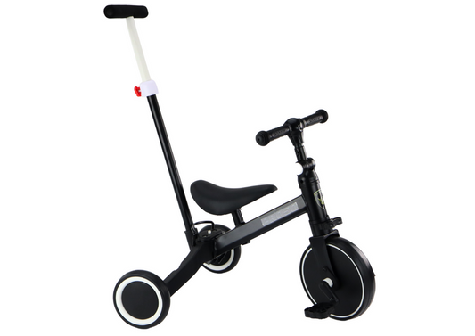 Triciclo PRO50 com Barra Empurrar Preto
