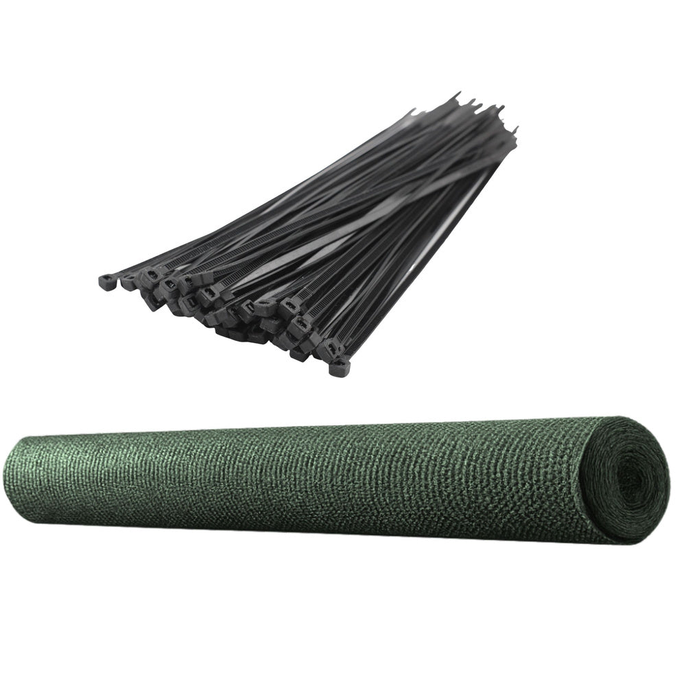 Rede Sombreamento Jardim Vedação Verde 1.5x10m 140g/m²