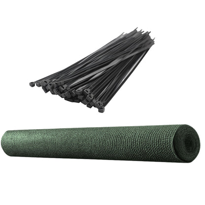 Rede Sombreamento Jardim Vedação Verde 1.5x25m 140g/m²