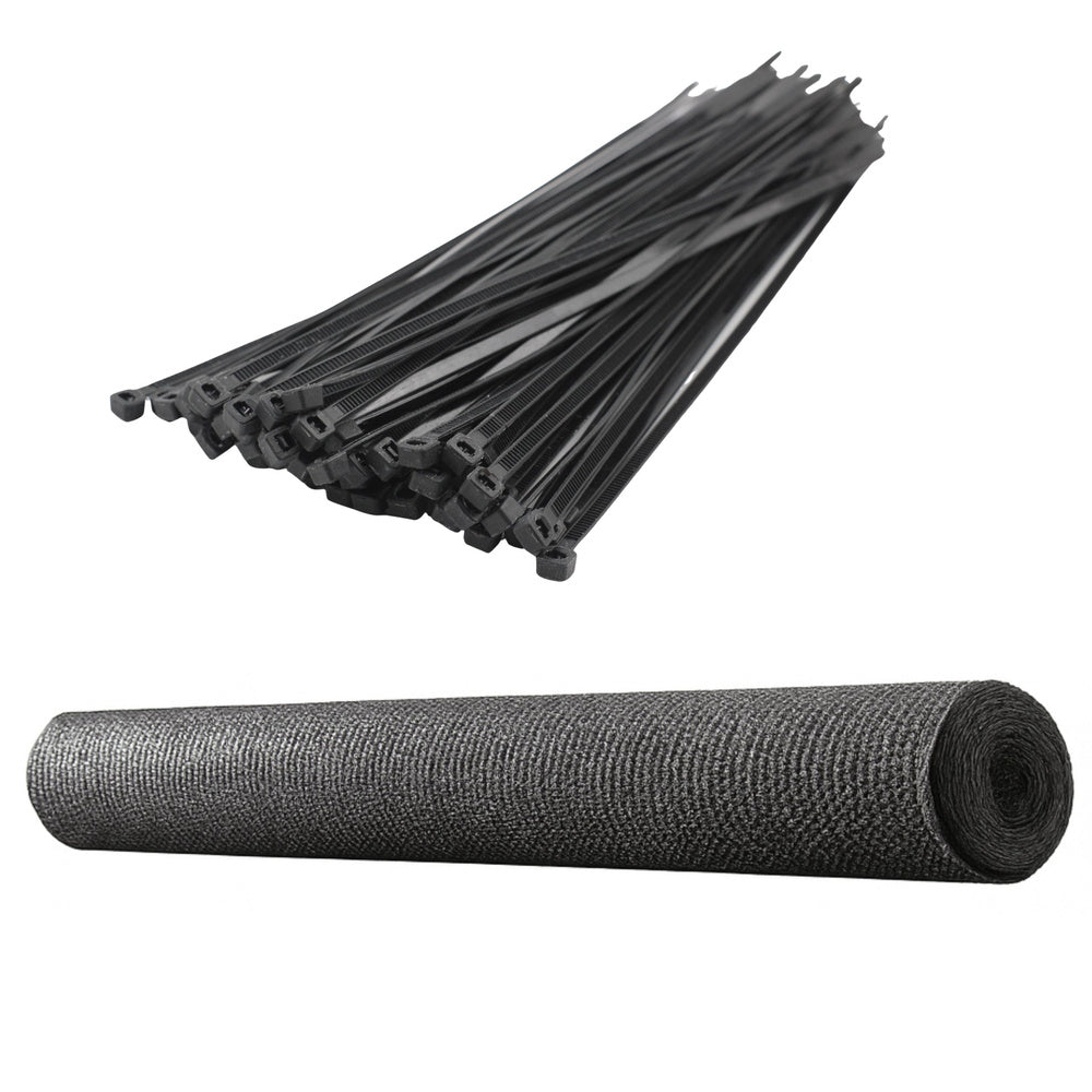 Rede Sombreamento Jardim Vedação Cinza 1.5x25m 70g/m²